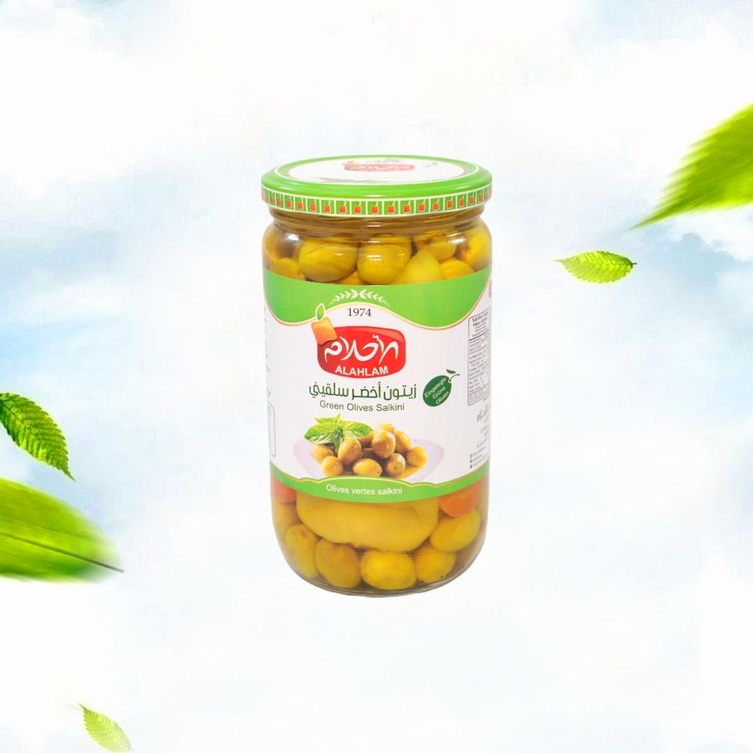 Green Olives with Tyhme 700g (زعتر)