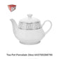 Tea Pot Porcelain 26oz 643700288790
20223S-TPS