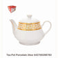 Tea Pot Porcelain 26oz 643700288783
20223G-TPS