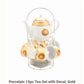 Porcelain 15pc Tea Set with Decal, Gold 643700361028
AI36057-TS15